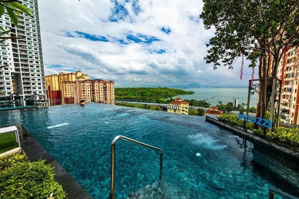 Urban Suites Jelutong Georgetown 2Br Leisure City Night View