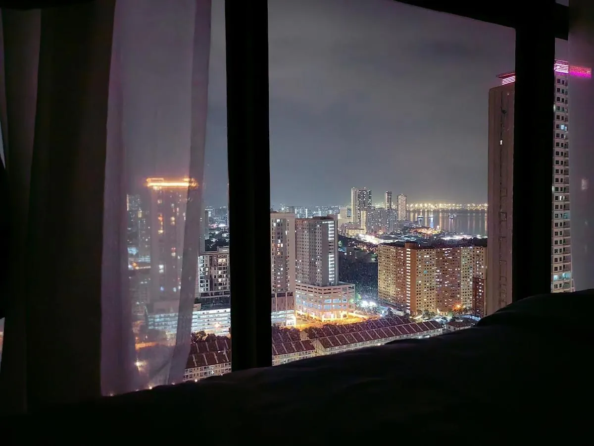 Urban Suites Jelutong Georgetown 2Br Leisure City Night View 0*,