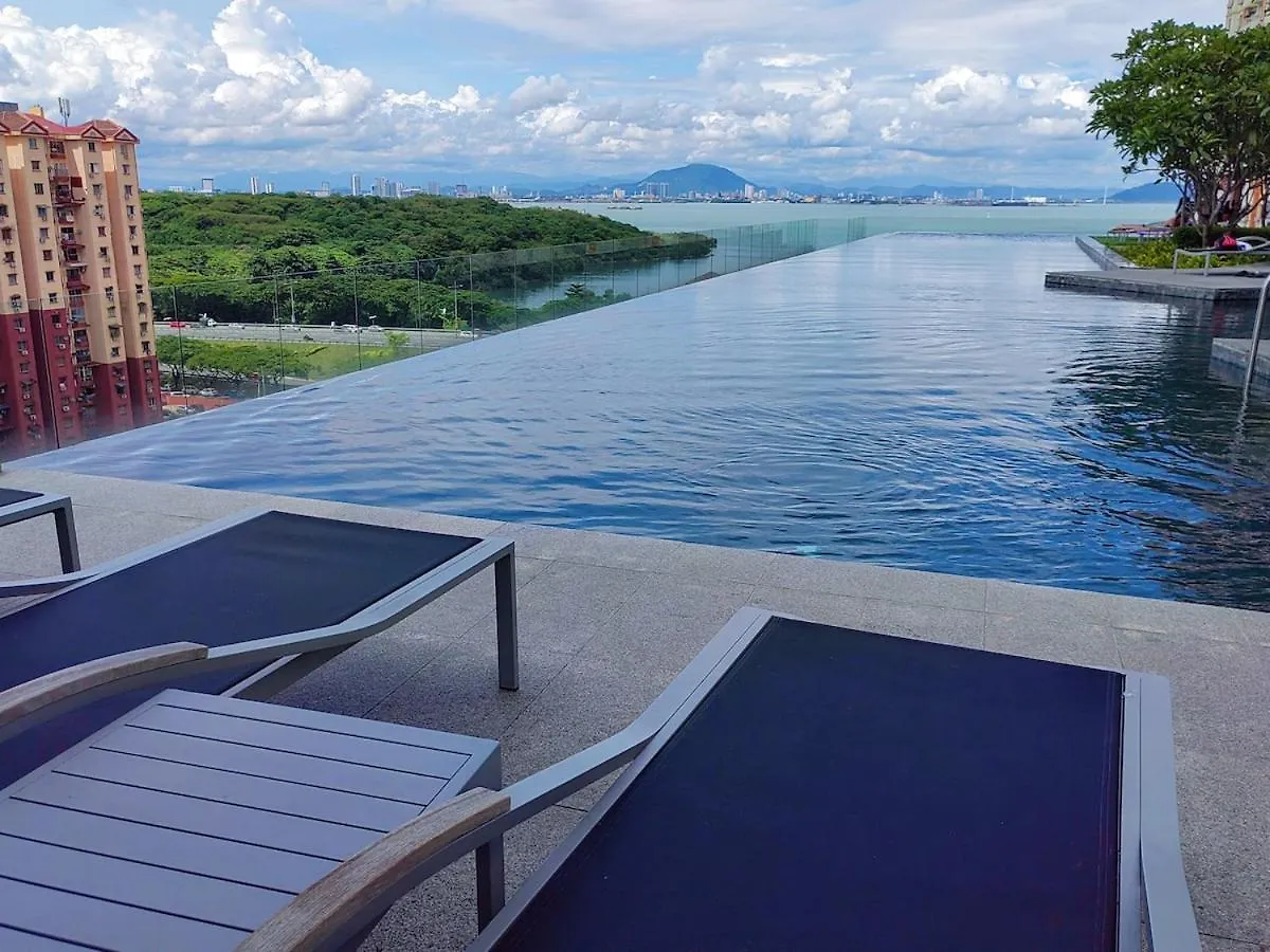 Urban Suites Jelutong Georgetown 2Br Leisure City Night View アパート